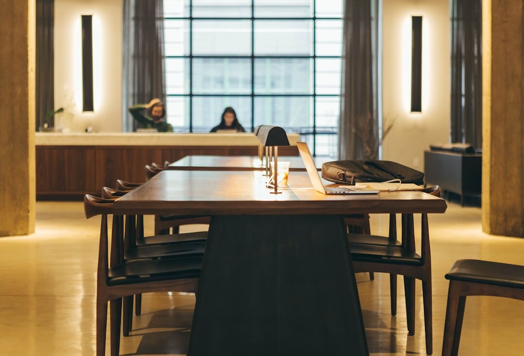 Group of colleagues collaborating around a table in an office